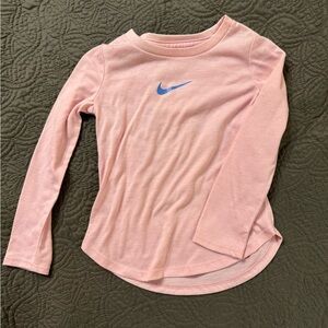 Nike Kids Girls 2T Pink Long Sleeve Shirt